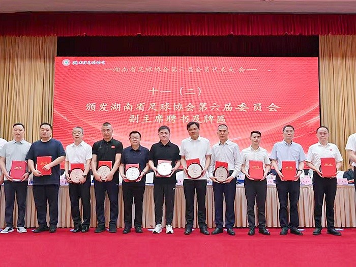 颜涛当选为湖南省足球协会副主席